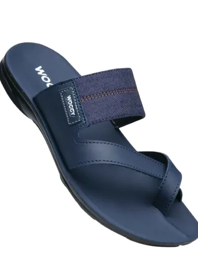 Woccy 1201 blue Chappals for Men