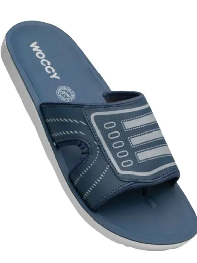 Woccy 1242-blue Chappals for Men
