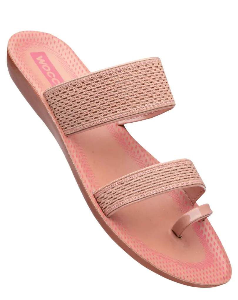Woccy 813 Pink Ladies Fancy Chappals