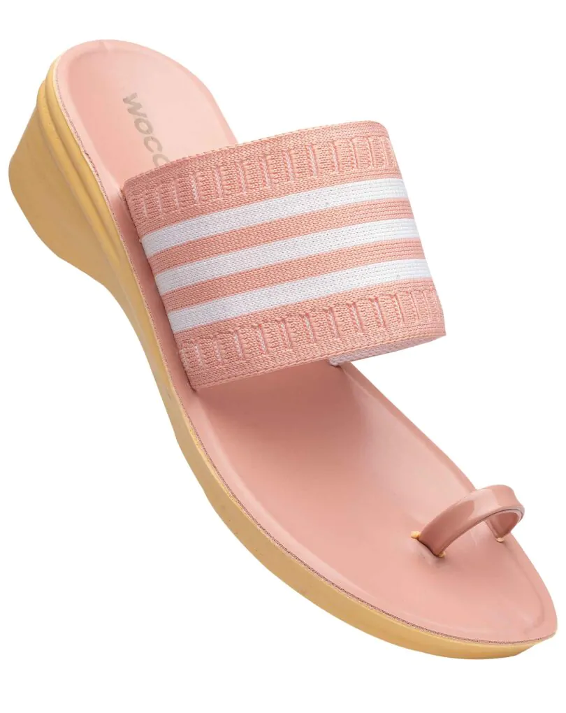 Woccy 817 PINK Ladies Fancy Chappals