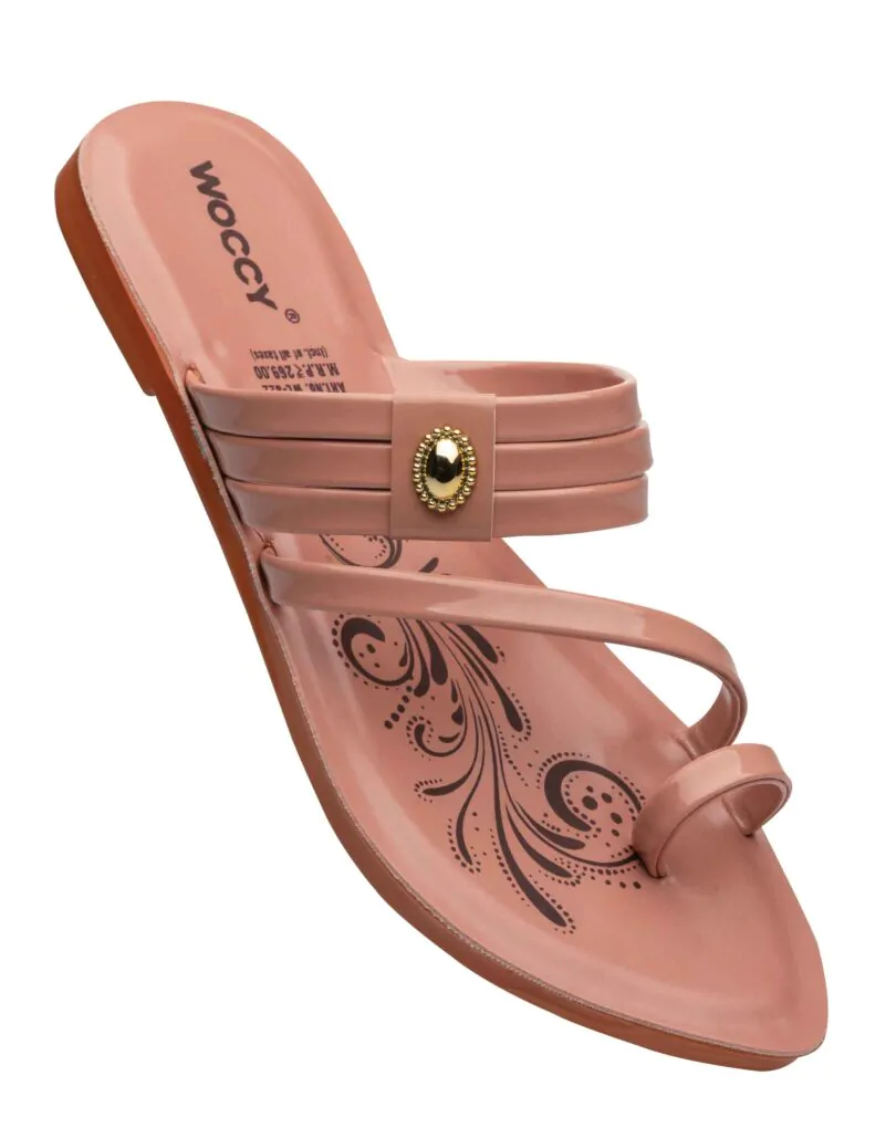 Woccy 822 Pink Ladies Fancy Chappals
