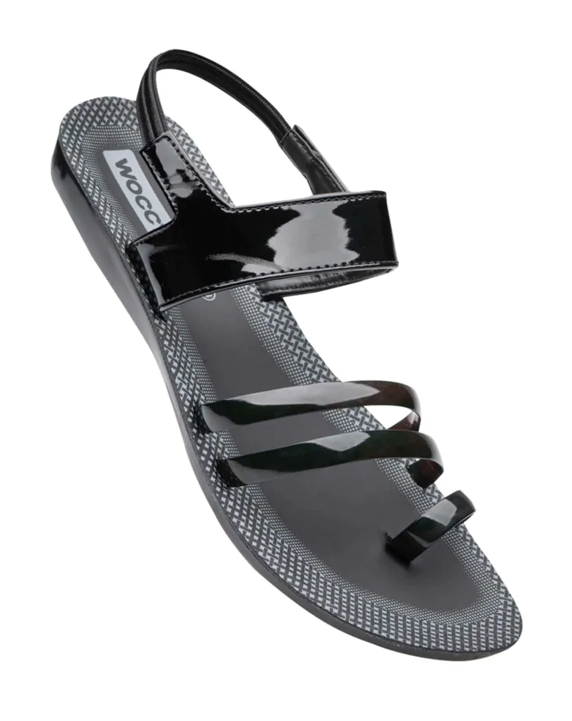 Woccy 910-black Casual Sandals for Women