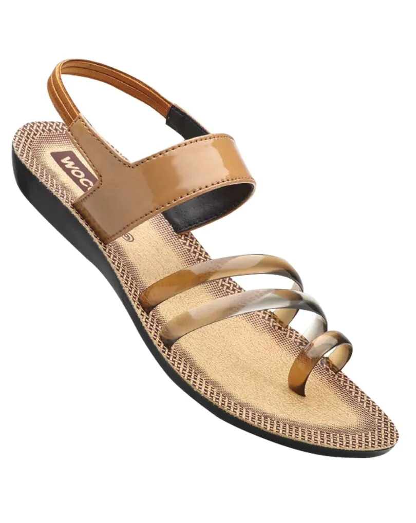 Woccy 910-tan Casual Sandals for Women