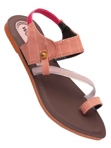 Woccy 912-peach Casual Sandals for Women