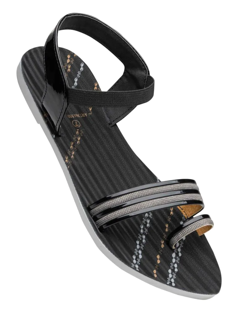 Woccy 950-black Casual Sandals for Women