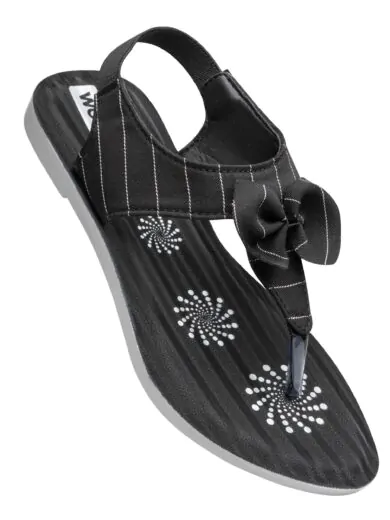 Woccy 952-black Casual Sandals for Women