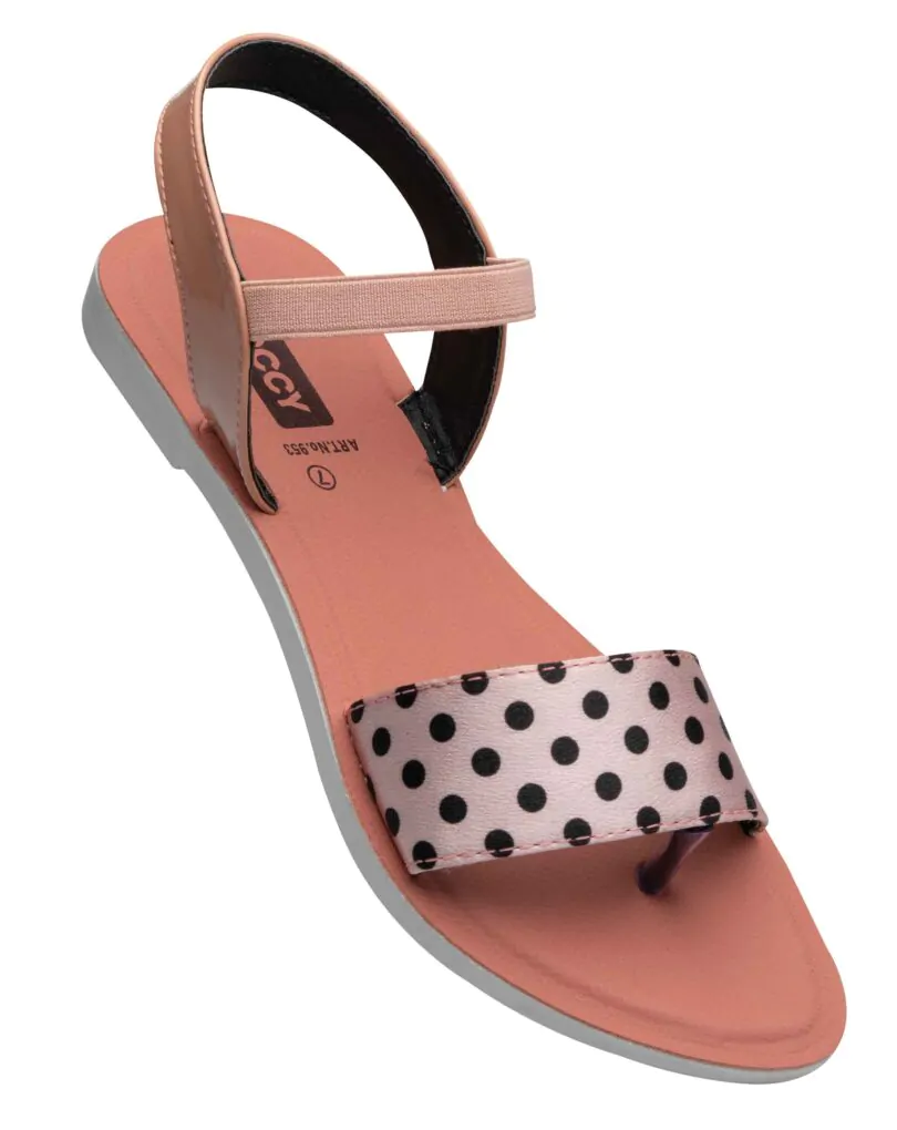 Woccy 953-peach Casual Sandals for Women